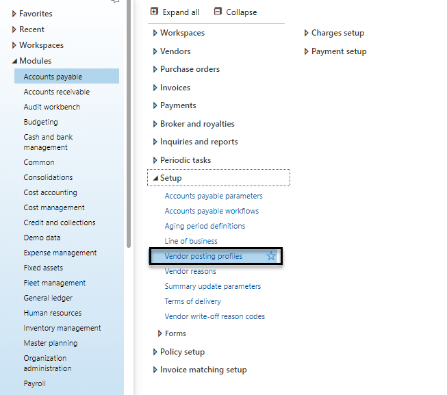 Vendor Posting Profile Setup D365 Dynamics 365 Financ vrogue.co